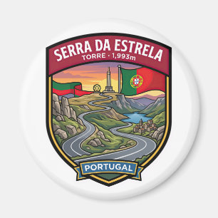 Serra da Estrela Mountain Drive Magnet