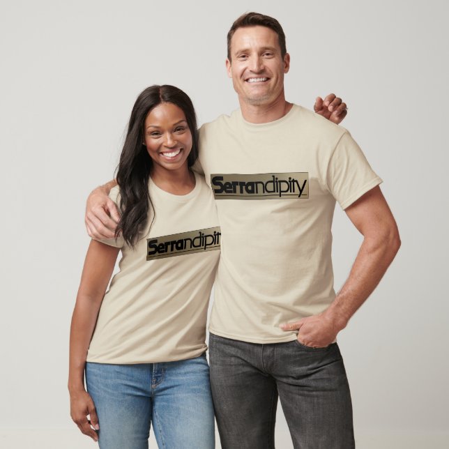 Serrandipity with gradient background T-Shirt (Unisex)