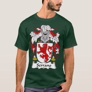 Serrano Coat of Arms Family Crest  T-Shirt