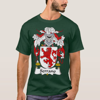 Serrano Coat of Arms Family Crest  T-Shirt