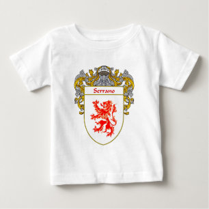 Serrano Coat of Arms (Mantled) Baby T-Shirt