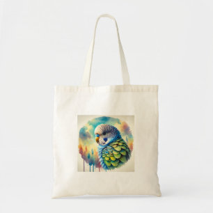 Serrated parakeet 220924AREF129 - Watercolor Tote Bag