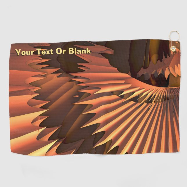 Serrations Golf Towel (Horizontal)