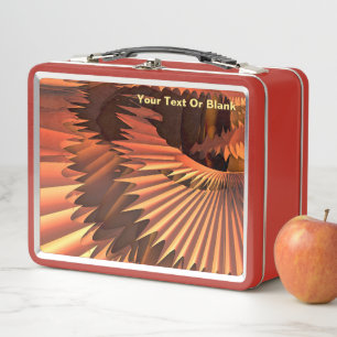 Serrations Metal Lunch Box