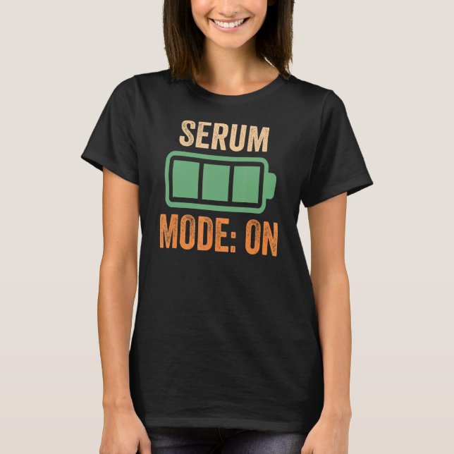 Serum Mode On  Crypto T-Shirt (Front)