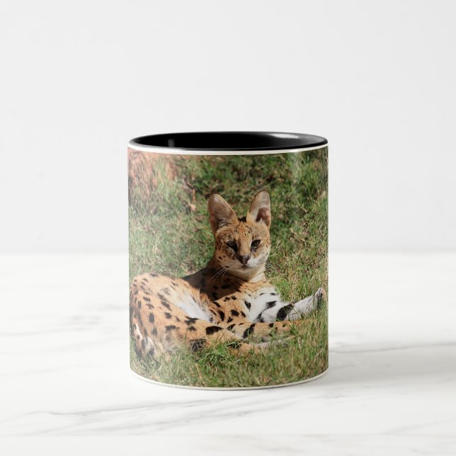 Serval Cat Mug (Center)