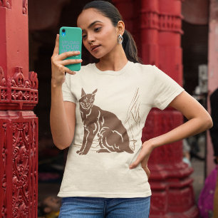 Serval Elegant Wild View Men Women T-Shirt