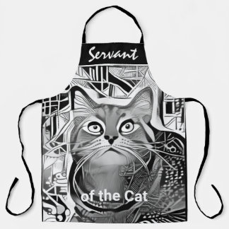 Servant for the Cat customise All-Over Print Apron