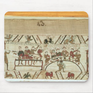Servants preparing a banquet for William I Mouse Pad
