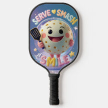 Serve. Smash. Smile. – Cute Kawaii Pickleball Desi