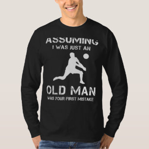 Serve Up Laughter: Volleyball Tee That Spikes Assu