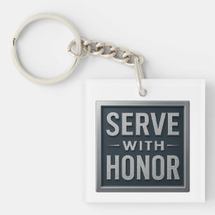 Serve With Honour™ LDS Keychain