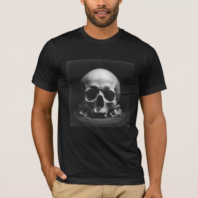 💀Served Cold — Baroque Skull Art T-Shirt (Front)