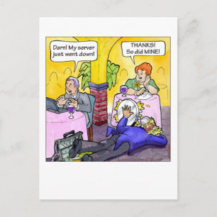 Server Down! Postcard