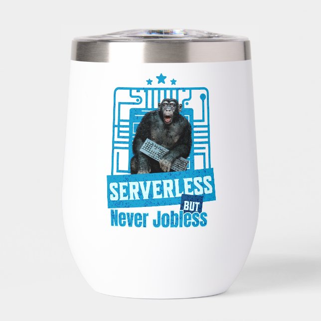 Serverless Funny Monkey Developer Humour (Front)