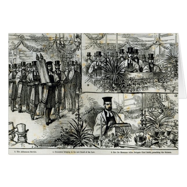 Service at the Jewish Synagogue (Front Horizontal)