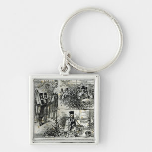 Service at the Jewish Synagogue Key Ring