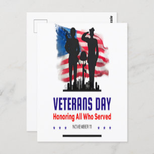 Service Beyond Self—Thank You, Veterans Postcard
