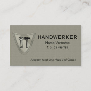 service business card