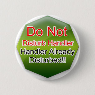 Service Dog Helpers Green Jelly 6 Cm Round Badge