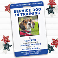 Service Dog In Training Personalised Photo ID Card