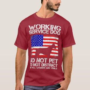 Service Dog Training Support Assistant Trainer T-Shirt