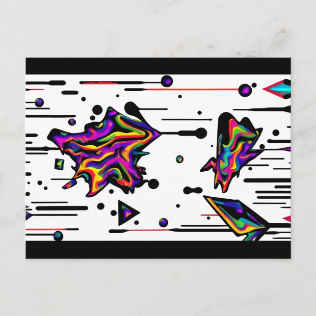 Service in Flight - Ken Gauge Art Postcard (Front)