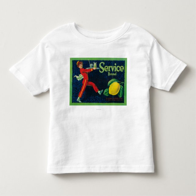 Service Lemon LabelLa Habra, CA Toddler T-Shirt (Front)