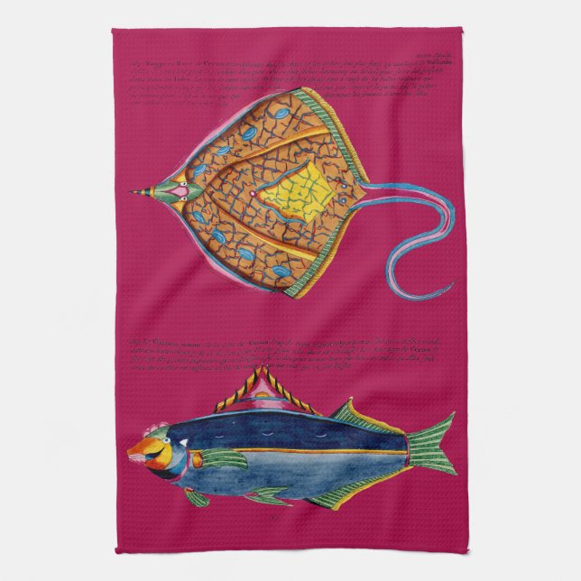 Serviette d'Avalon Tea Towel (Vertical)