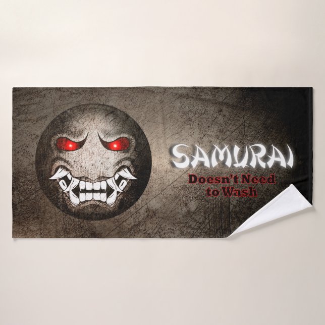 Serviette de bain Samouraïmoji Vintage Bath Towel (Bath Towel)
