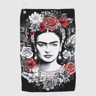 serviette de golf Frida Kahlo Golf Towel