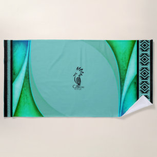 Serviette de plage Lagon /Cagou Style Beach Towel