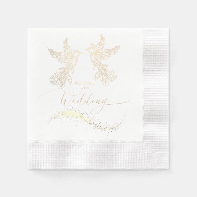 Servilleta de papel para boda napkin (Front)