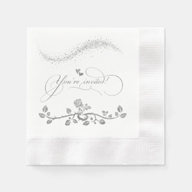 Servilleta de papel para boda napkin (Front)