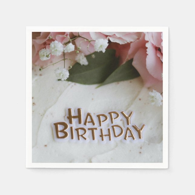 Servilletas de Cóctel Personalizadas – Elegantes  Napkin (Front)