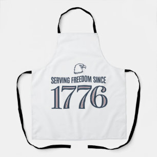 Serving Freedom Since 1776 4th Of July Apron
