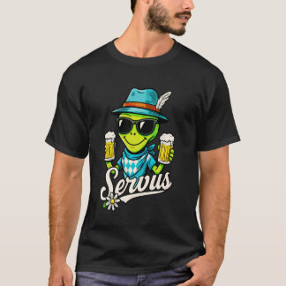 Servus Wiesn Gaudi u2013 Funny Oktoberfest Beer Ba T-Shirt