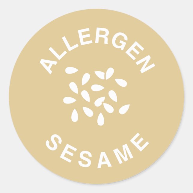 Sesam Allergen Label (Front)