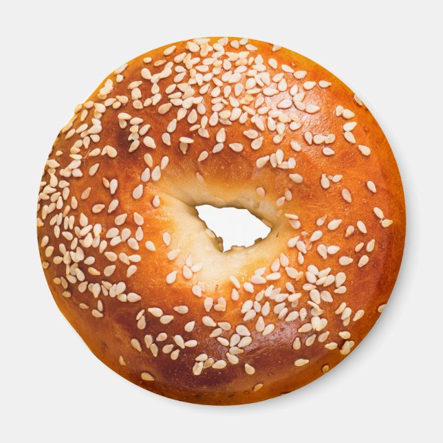 Sesame Bagel Magnet (Front)