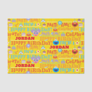 Sesame Pals Celebration Pattern Tissue Paper