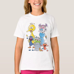 Sesame Pals Doodley Graphic T-Shirt