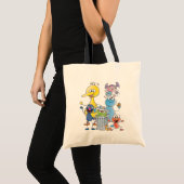Sesame Pals Doodley Graphic Tote Bag (Front (Product))