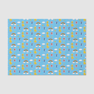 Sesame Pals Rainbow Doodley Pattern Tissue Paper