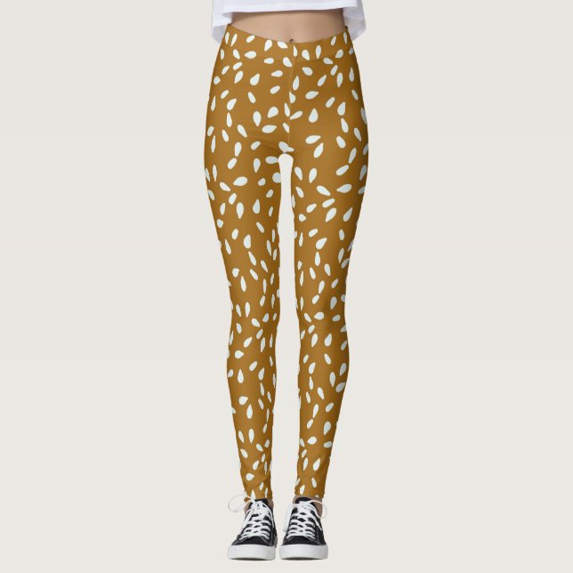 Sesame Seed Bun Leggings (Front)