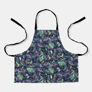 Sesame Sesame   Count von Count Doodle Pattern Apron