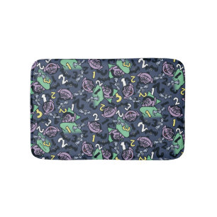 Sesame Sesame   Count von Count Doodle Pattern Bath Mat