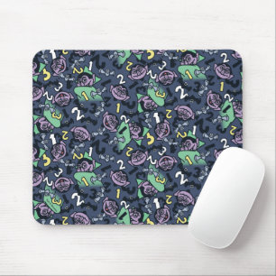 Sesame Sesame   Count von Count Doodle Pattern Mouse Pad