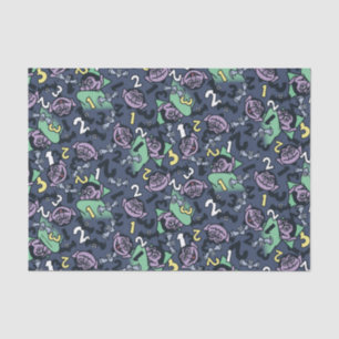 Sesame Sesame   Count von Count Doodle Pattern Tissue Paper