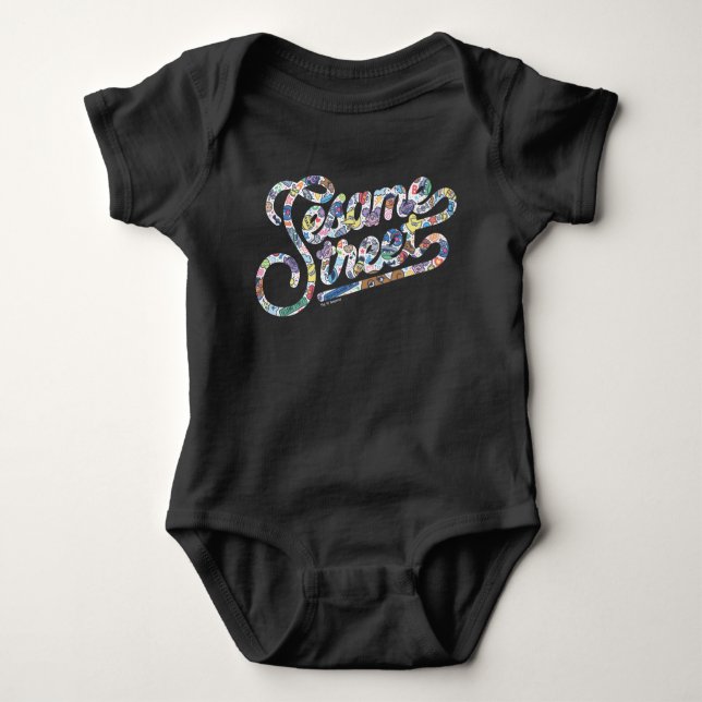 Sesame Sesame | Doodle Logo Baby Bodysuit (Front)