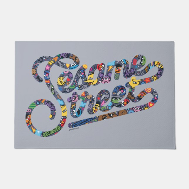 Sesame Sesame | Doodle Logo Doormat (Front)